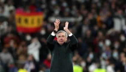 网球-安切洛蒂：本泽马魔笛还在进步 关键在于第1个进球