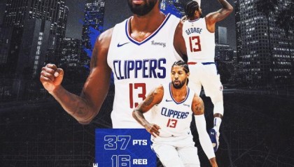 企鹅体育新闻站-距离西决仅差一场 小卡缺席 乔治还有更大舞台